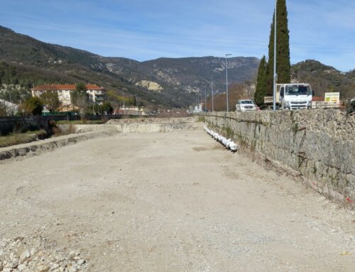 Travaux en cours sur la commune de Contes