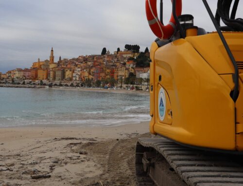Protection de la Baie des Sablettes, à Menton