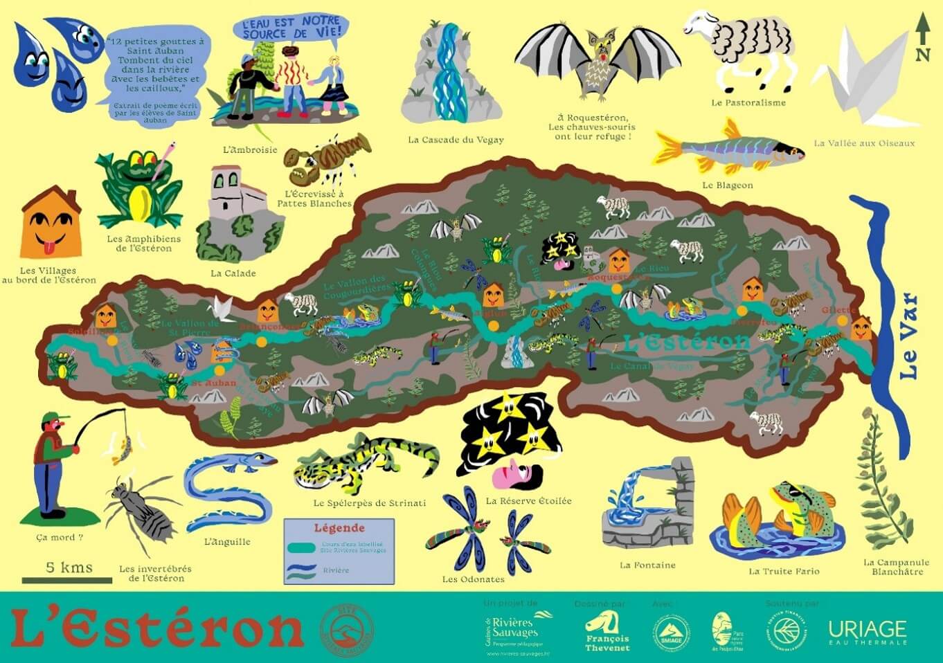 Carte Sensible Estéron